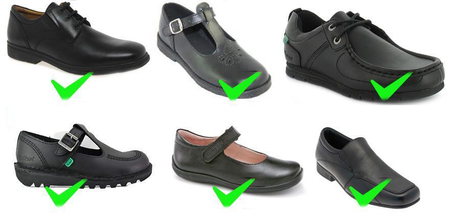 Right school shoes
